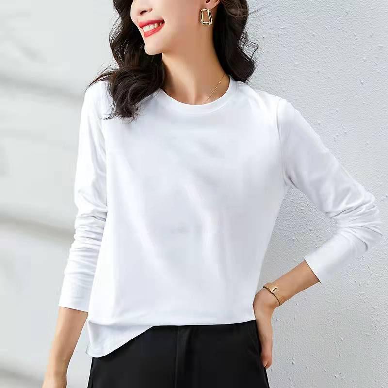 Spring Daisy Print T-shirt Long Sleeve Pullover Boutique Bottoming Shirt Casual Loose Shirt Women