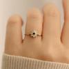 Three Heroes Sunflower Snowflake Ring: Elegant & Versatile Women's Jewelry
