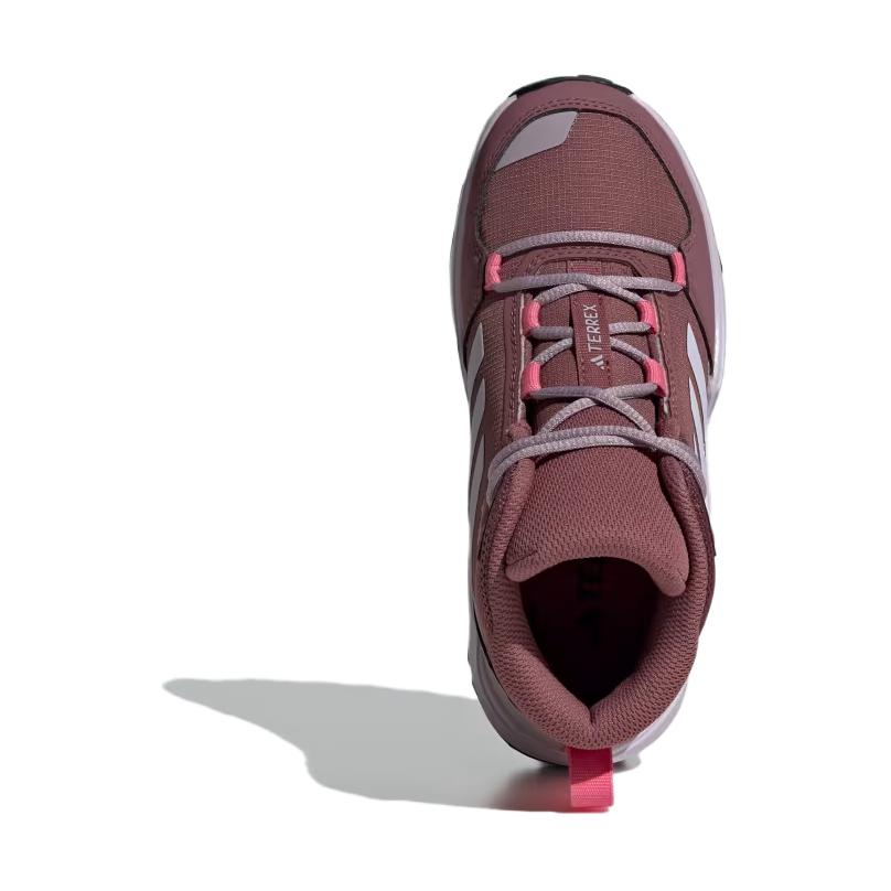 Adidas Terrex AX4R Mid K Burgundy Silver Dawn Kids Sneakers Red Pink-Fusion IF6524
