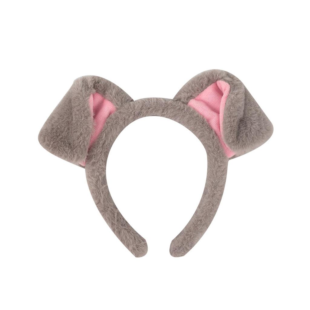 Puppy Ears Hairband Photo Props Furry Hair Hoop Headband Party Headpiece Fun Headbands for Music Festival