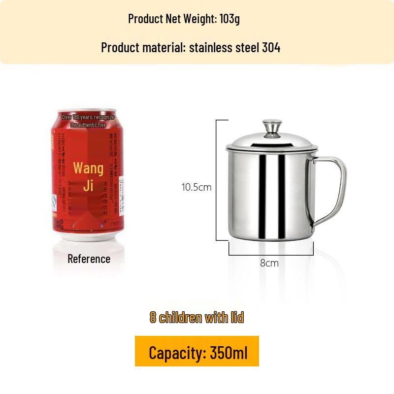 

304 Stainless Steel Portable Mug