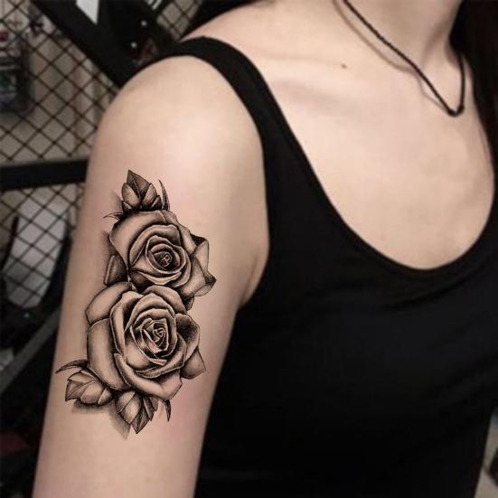 Body Tattoo Easy to Use Waterproof Convenient Flower Temporary Tattoo Sticker for Beauty
