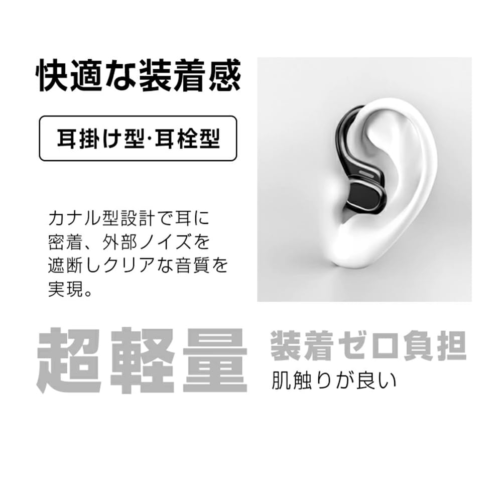 Wireless Earbuds, Bluetooth 5.4, [2025 New Model, Sports-Specific], Over-the-Ear Headset, ENC Noise Cancelling, LED Display, Hi-Fi Sound Quality,