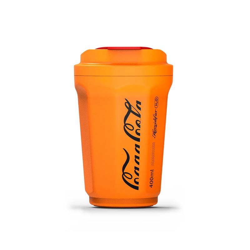 Portable Cola Cup Humidifier Wireless Car Aroma Diffuser with Trendy Night Light Small Air Purifier for Office Desk