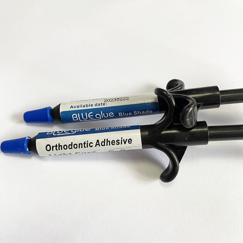 1 Pc Orthodontic Adhesive Light Cure Dental Blue Glue Bonding System Ortho Bond Paste