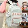 The Schoolbag Is High-value, Fresh, Sweet and Cute, and the Schoolbag Is Light and Versatile for Junior High School Students and Has a Large Capacity.