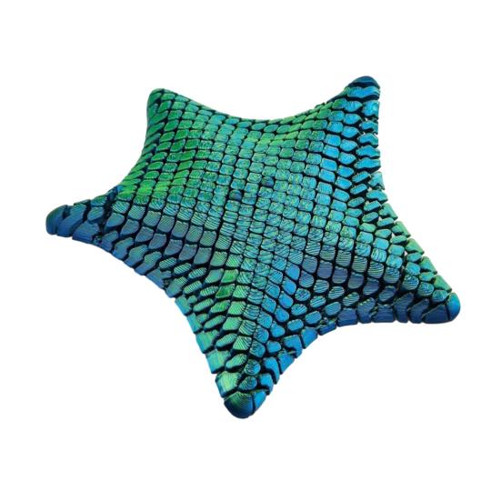 3D Printed Articulating Starfish Toy Anxiety Stress Relief Flexible Starfish Fidget Toy Home Office Desktop Decoration Ornament
