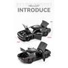 1/24 Dodge Challenger Hellcat Redeye Alloy Muscle Car Model Sound and Light Pull Back Children's Toy Collectibles Birthday Gift