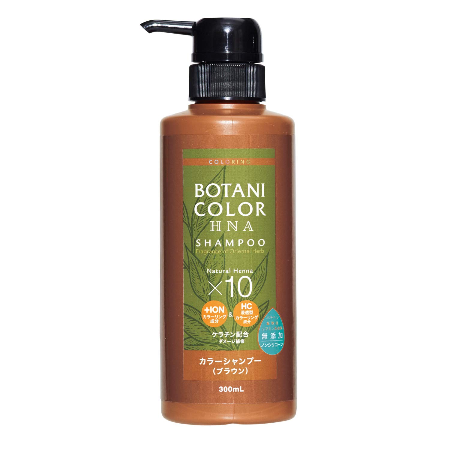 

Motto Botanical Color Shampoo, Pump Type, Brown, 300ml