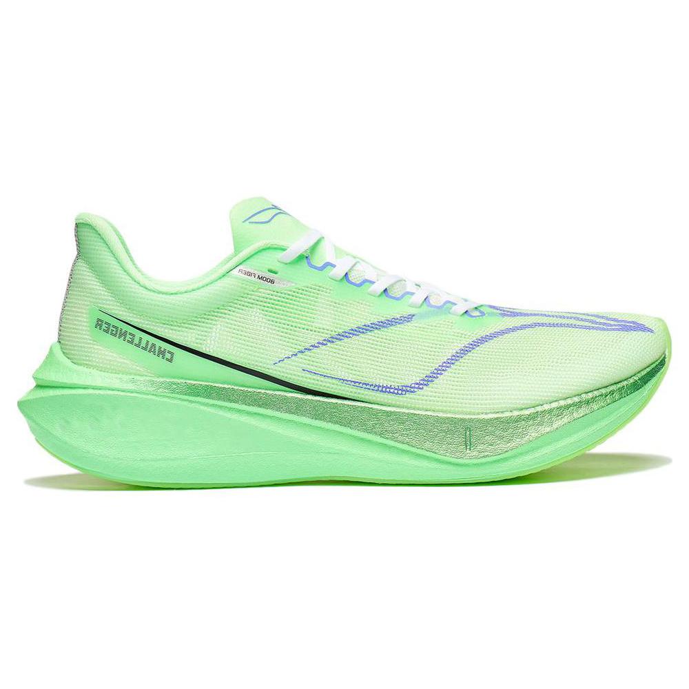 New LiNing Feidian 3 Challenger Anti Slip And Wear Resistant Breathable Low Top Running Shoes Women's Light Neon Green ARMT038-16
