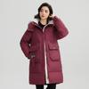 Long Knee Length Cotton Jacket for Women's Fashion, Thick Cotton Jacket
