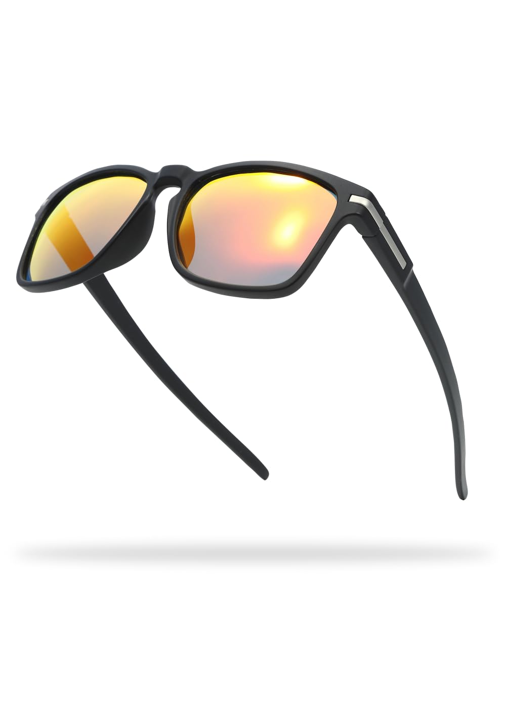 

TORINOX Polarized Sunglasses for and Sports Men s Ultra-Lightweight Driving, Fishing, (Basic Model) Black/Orange