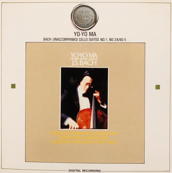 

CD JOHANN SEBASTIAN BACH, YO-YO MA - The Unaccompanied Cello Suites, Nos 30DC781 CBS/Sony 1986 Japan Classical Used