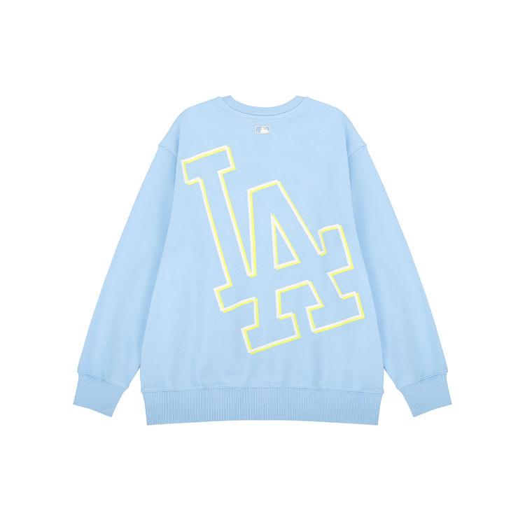 MLB Sweatshirt Unisex Light Blue 3AMTB0421-07BLL