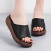 Women's Platform Beach Slippers - Thick-Soled, Flat Heel, Height-Increasing, Cool Style, Summer 2023