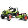 Claas Pedal Tractor - - Steering Wheel and Trailer - 100% Made In France - 60% Recycled Plastic - From 3 Years.
