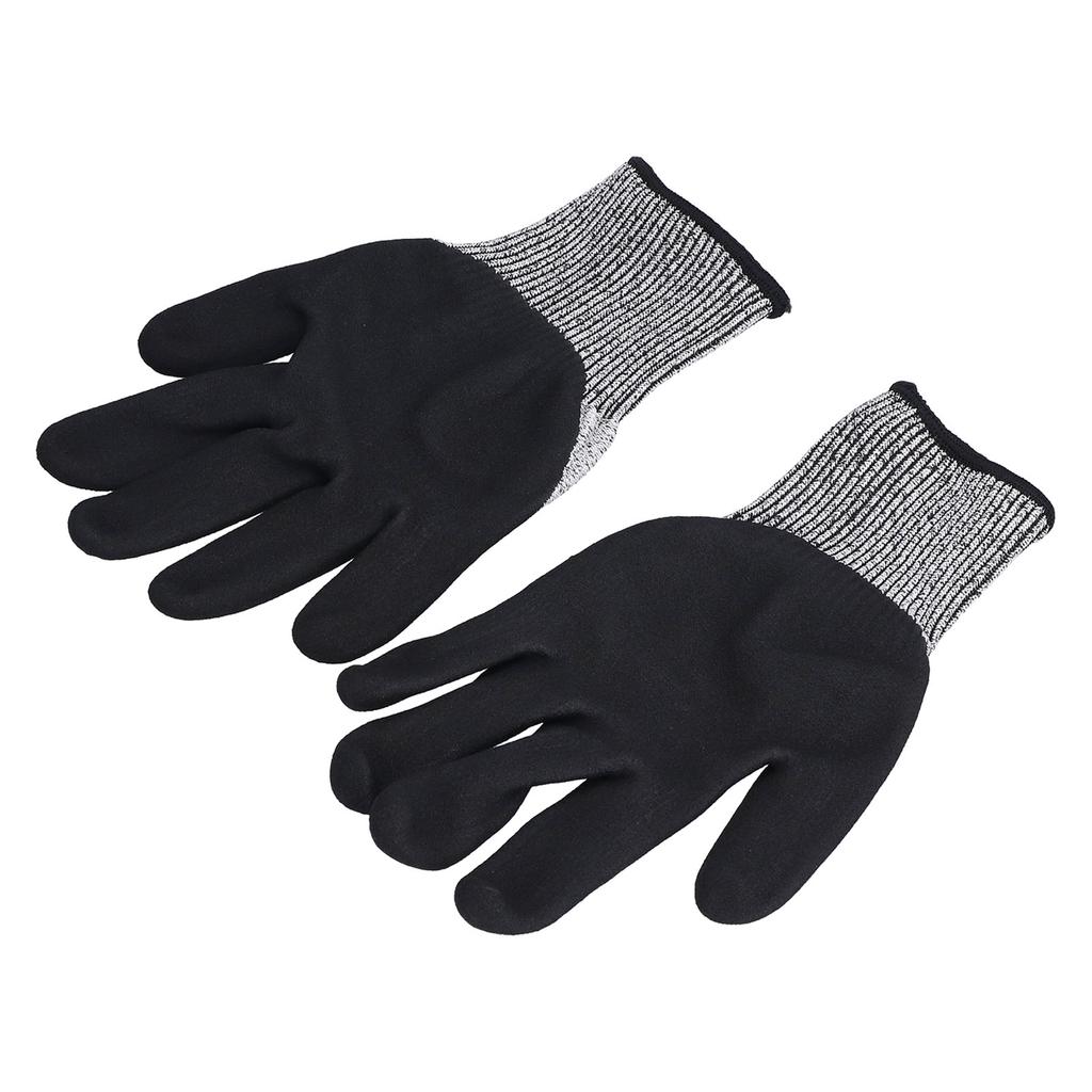 Bauhandschuhe Schnittschutz Stufe 5 Schutz Gummiert Mattiert Rutschfest Verschleißfest