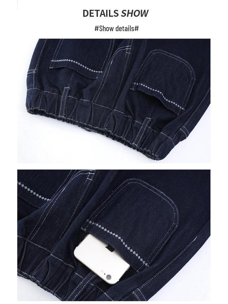 Girls' 2025 Spring/Autumn Fashion Wide-Leg Jeans – Casual and Versatile for Kids