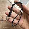 Keychain Lanyard Wax Rope Metal Keyring Cellular Strap Simple Keychain for Phone Mobile Accessories Anti-lost Keycord Accessory
