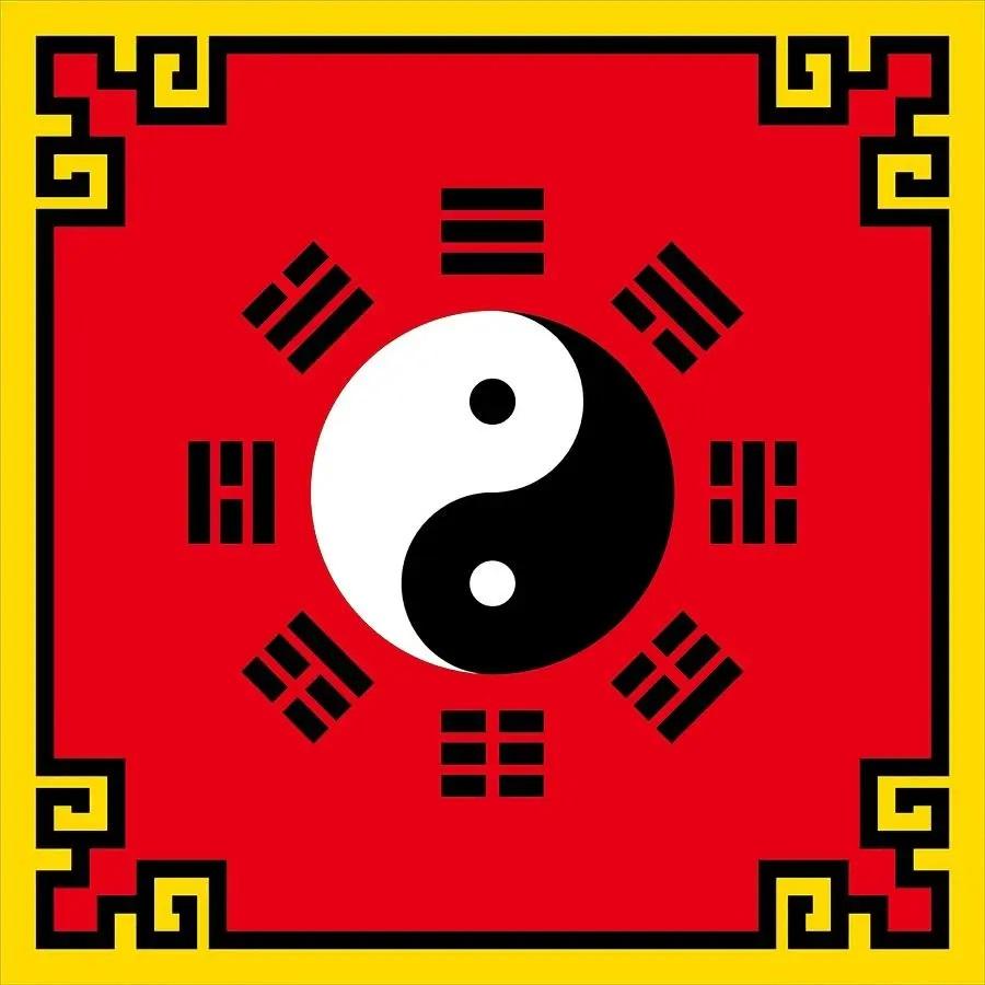 Taoistisches Tai Chi Bagua Teppich Meditationskissen Zen Matte Gang Decke Anti-Rutsch Chinesisches Wohnzimmer Übung 60X60cm