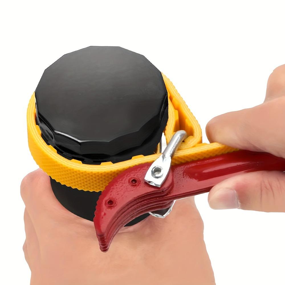 Belt Wrench Oil Filter Puller Strap Spanner Chain Wrench Strap Opener Adjustable Strap Opener Cartridge Disassembly Tool
