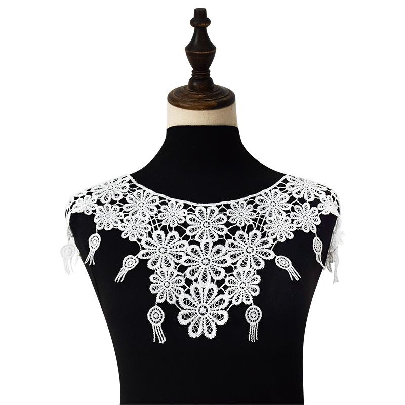 Ming style standing collar, Tn Plus Running Shoes Han lace embroidery, Han and Western fusion tassel shawl, hollowed out cloud shoulder AL102-1-2