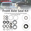 Artudatech Front Axle Seal and Thrust Washer Kit Fit Ford Excursion F250 F350 1998-2000 2001 2002 2003 2004 Car Accessories