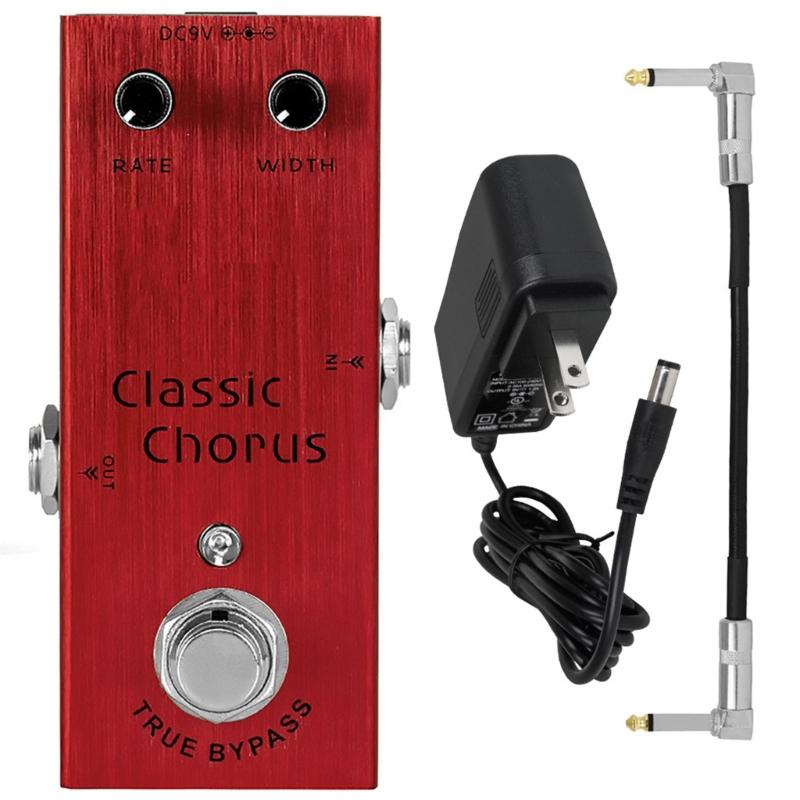 Guitar Effects Pedal Effect Processor Vibrato Effect Device Aluminum Alloy Texture for Electric Guitar Bass Player