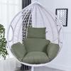 Egg Chair Cushion Swing Chair Cushion with Headrest Washable Hanging Basket Seat Cushion Replacement for Patio Garden Egg Chair