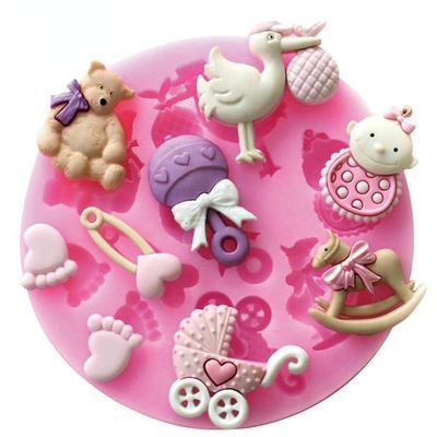 1 Pc Small Baby Shaped Silicone Mold Chocolate Jelly Milling Fondant Mould Cake Decorating Tools ARI