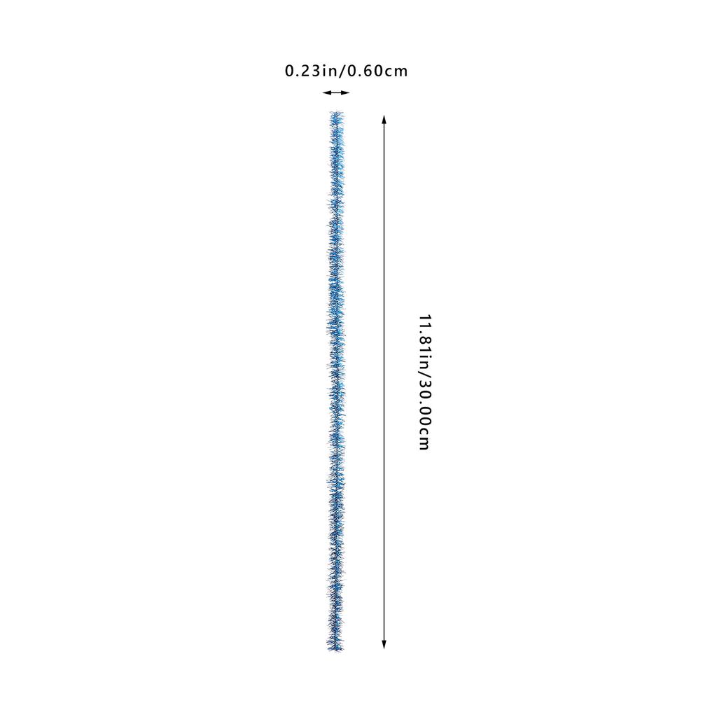 100Pcs Glitter Twisted Stems DIY Craft Material 30Cm Length Creative Gift Party Favors Christmas Decoration for Kids Imagination