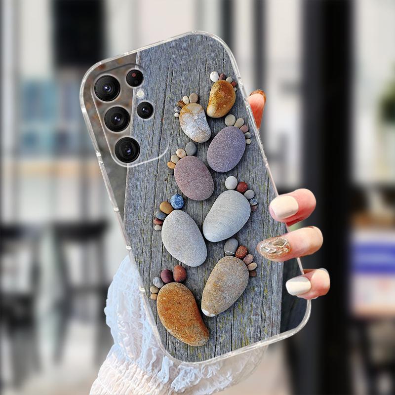 Clear Case For Samsung S25 S24 S23 S22 Ultra 5G Transparent Soft TPU Silicone Phone Cover For Galaxy S22 5G Protective Fundas