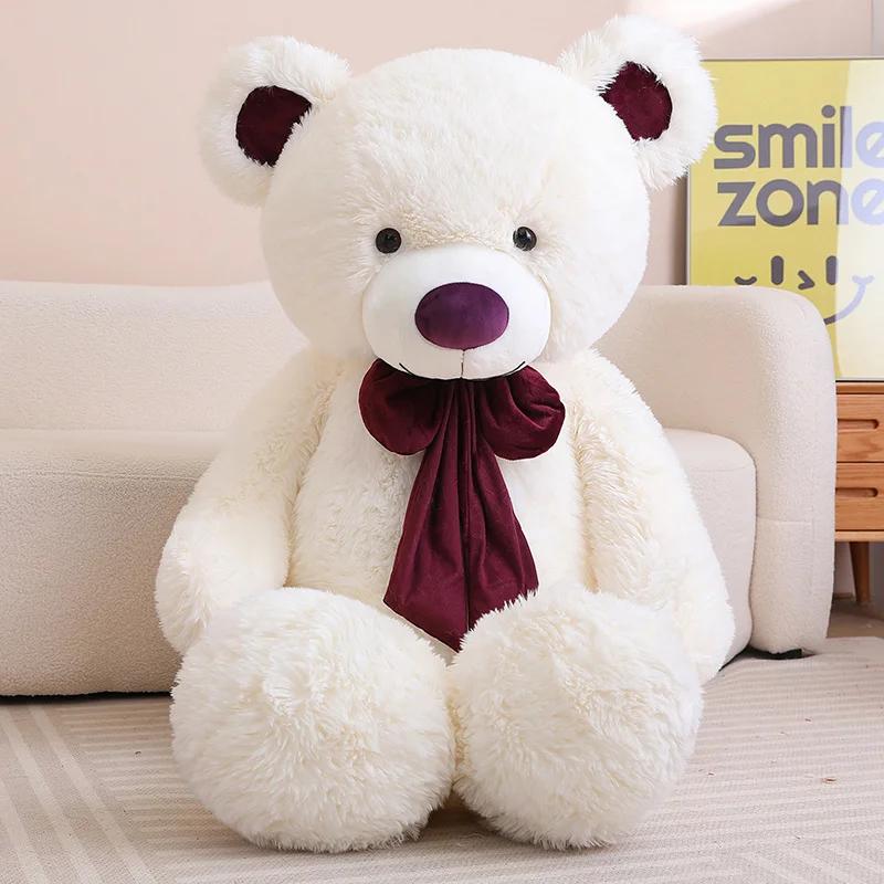 High Quality 5 Colors Teddy Bear with Bowknot Stuffed Animals Bear Plush Toys Doll Pillow Kids Lovers Birthday Baby Gift
