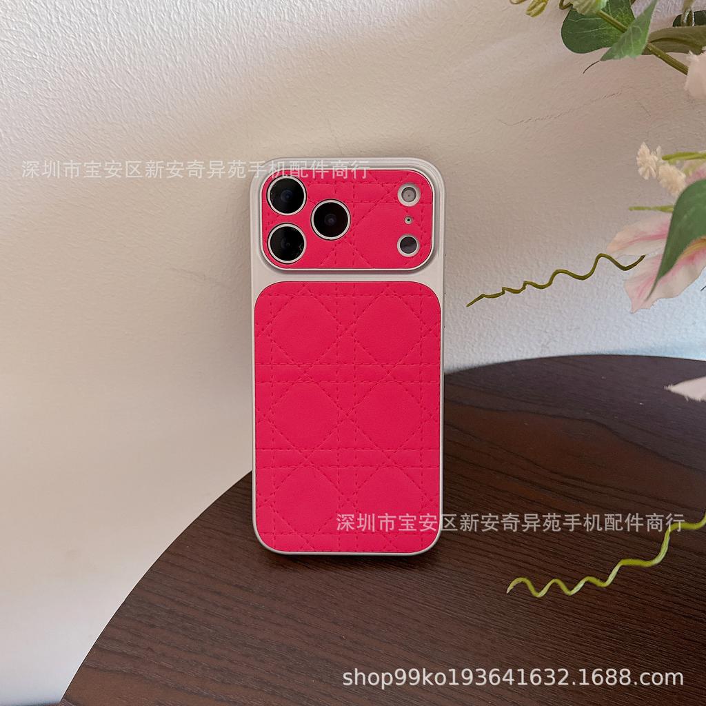 Rhombus Protective Case Is Suitable for iPhone17promax Anti-drop Apple Mobile Phone Case, Which Is Dedicated To iPhone17.