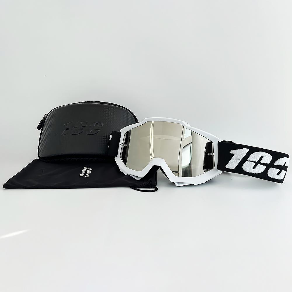 A Set Of Motocross Goggle Glasses MX Off Road Masque Helmets Goggles Ski Sport for Motorcycle Dirt Bike Glasses