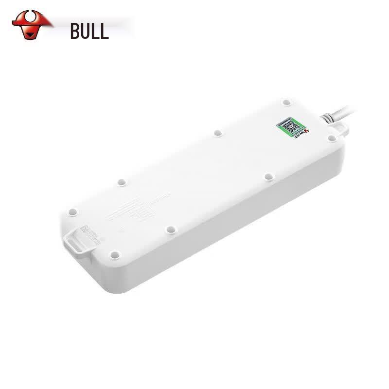 BULL 4-Socket Power Strip with Individual Switches CN Plug (adapter Included)