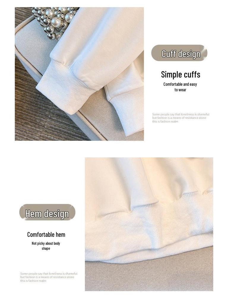 Large Size Hoodie for Autumn - Loose Fit, 200-350 Jin, Bust 150/160/170
