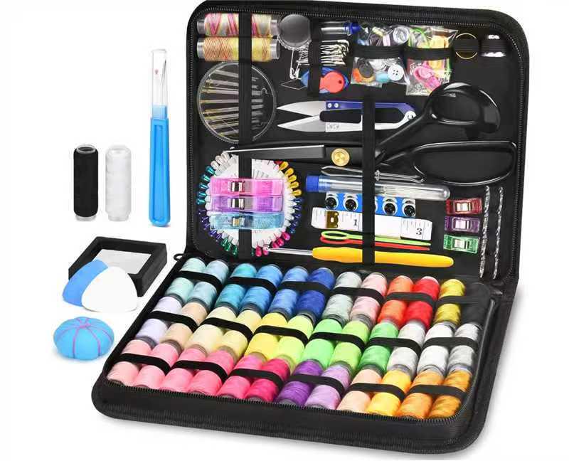 High-Quality Portable Needle and Thread Kit: Practical Sewing Box with Mini Family Tools