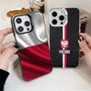 Polen Vlag Wit Rood Schokbestendige Telefoonhoes voor iPhone 17 Air 16 16E 15 Pro Max 14 Plus 13 Mini 12 Achterkant Anti Val Fundas