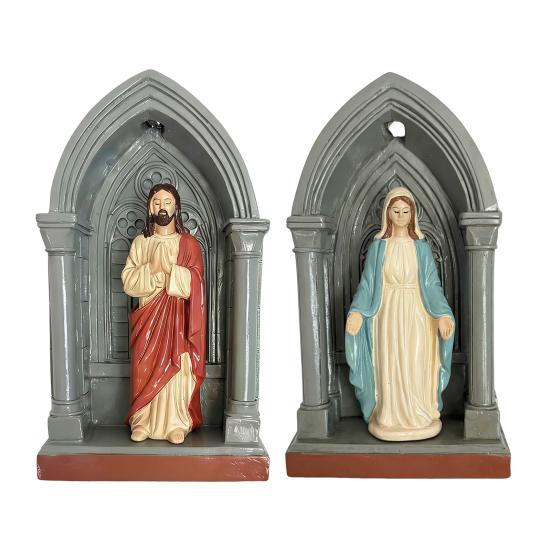 Cathedral LED Prayer Shrine Night Light Religious Table Lamp with Illuminated Arch Spiritual Gifts for Women Men Christian