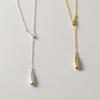 New Personalized, Fashionable, Simple Water Droplet Y-shaped Necklace with Ins Style and Cool Neck Accessories for Women