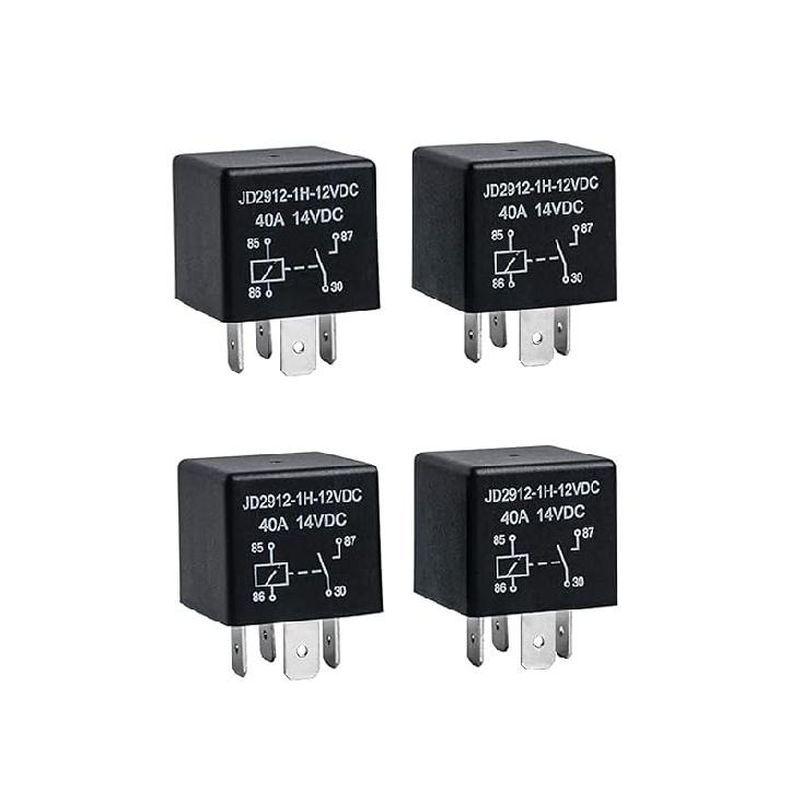2 Pack Car Relay 4 Pin 12V 40 Amp Model No : JD2912-1H-12VDC 40A 14VDC, Car Relay Switch Auto Switches & Starters