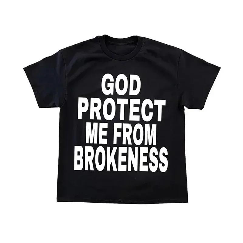 

EMO Y2K Cotton Tshirt Punk Harajuku Letter Trendy Short Sleeve Grunge Gothic Retro Top Hip Hop Oversized Casual Tee Men Women... 5XL різнокольоровий
