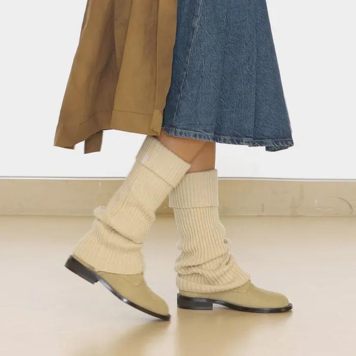 Winter Leg Warmers / Cash Mix / Rib / St Beige