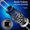 Male Masturbator Dual-Ended Vagina Penis Endurance Trainer Realistic Pocket Vagina Soft TPE Glans Massager Adult Toy