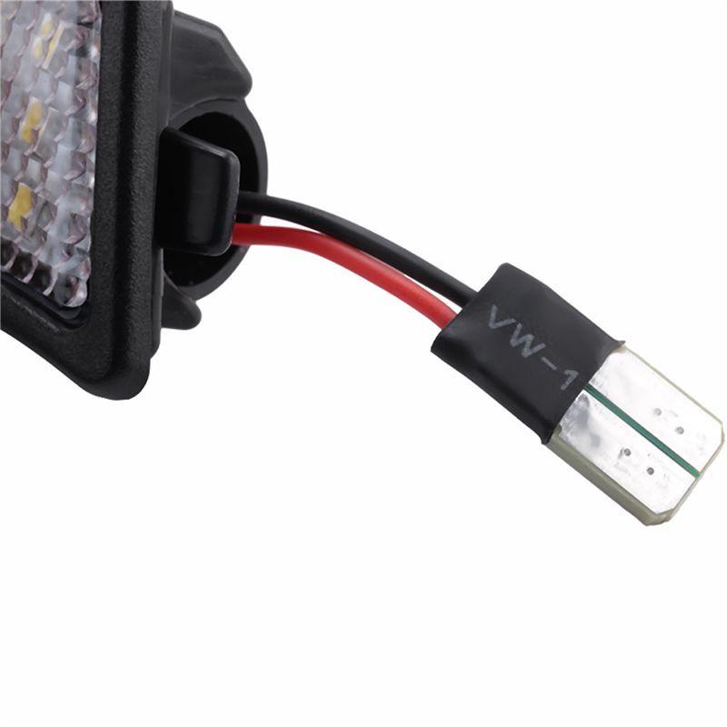 Durable-2Pcs LED Under Side Mirror Lights Welcome Puddle Lamps For Volvo C30 C70 S40 S60 S80 V40 V50 V70 XC70 XC90 31217838