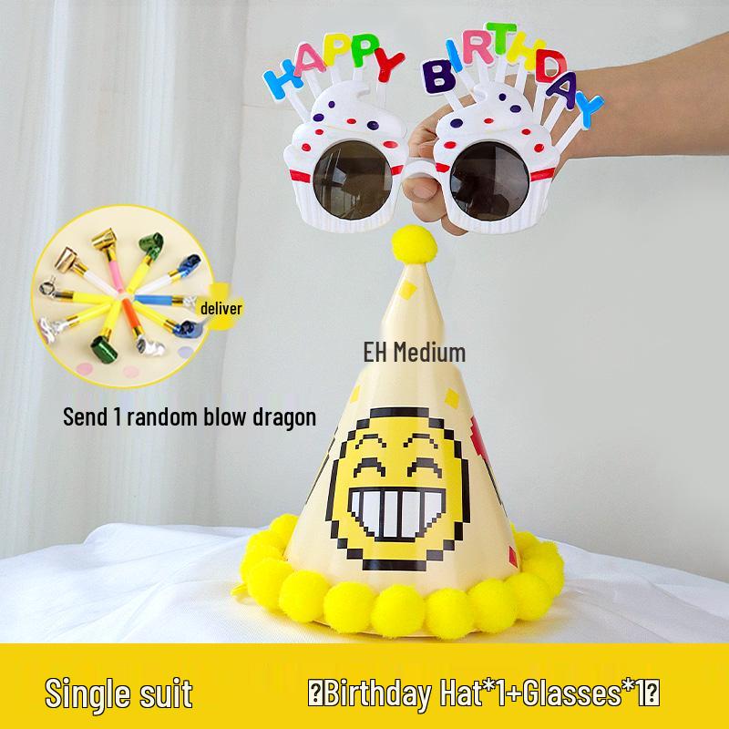 2025 Birthday Hat for Kids & Adults - First Birthday Party, Photo Props, Cake Hat