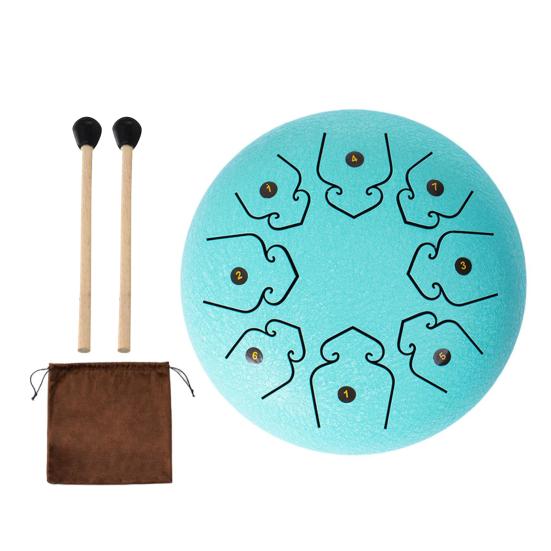 Steel Tongue Drum 45753 Inch 45878 Tone Rain Drum for Outside Garden Sound Healing Musical Instruments for Adults Mini