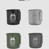 Portable Camping Aluminium Alloy Cup Foldable Handle Beer Coffee Mug  Kitchen Equipment