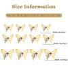 12Pcs/lot New 3D Hollow Golden Butterfly Wall Stickers Art Home Decorations Wall Decals for Party Wedding Display Shop